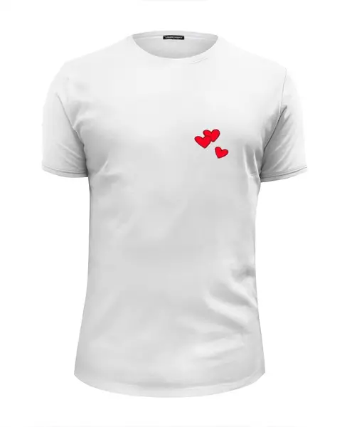 Заказать мужскую футболку в Москве. Футболка базовая Любовный треугольник от Max - готовые дизайны и нанесение принтов.