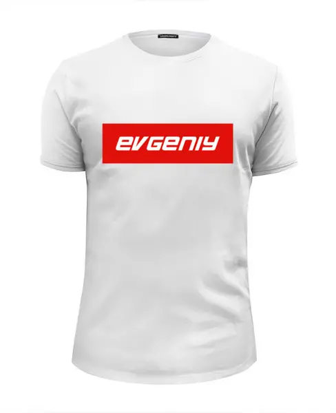 Заказать мужскую футболку в Москве. Футболка базовая Evgeniy от THE_NISE  - готовые дизайны и нанесение принтов.