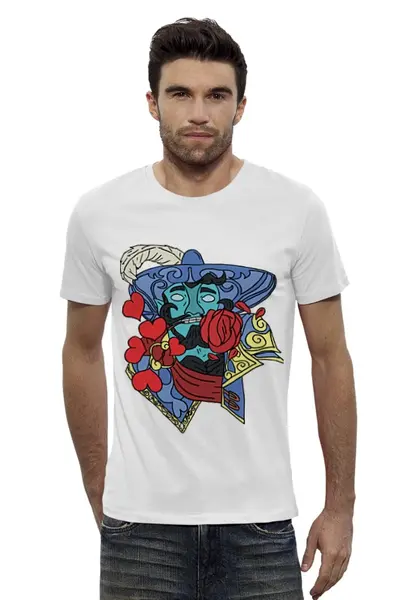 Заказать мужскую футболку в Москве. Футболка базовая Шторм Спирит Новая Аркана от Newprints - готовые дизайны и нанесение принтов.