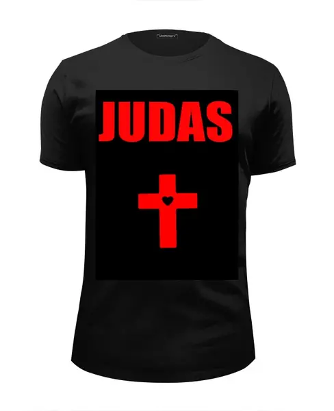 Заказать мужскую футболку в Москве. Футболка базовая Lady gaga "judas" от ladygaga - готовые дизайны и нанесение принтов.