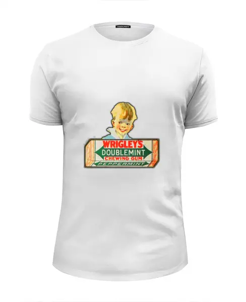 Заказать мужскую футболку в Москве. Футболка базовая Жева́тельная рези́нка от Vinli.shop  - готовые дизайны и нанесение принтов.