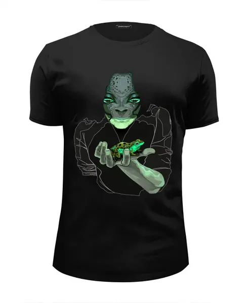 Заказать мужскую футболку в Москве. Футболка базовая FrogTransformation от ingenervolos@gmail.com - готовые дизайны и нанесение принтов.