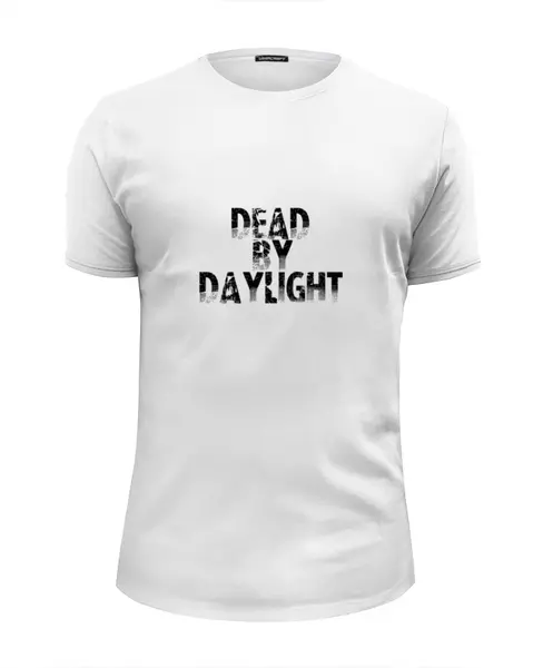 Заказать мужскую футболку в Москве. Футболка базовая Dead by Daylight от THE_NISE  - готовые дизайны и нанесение принтов.