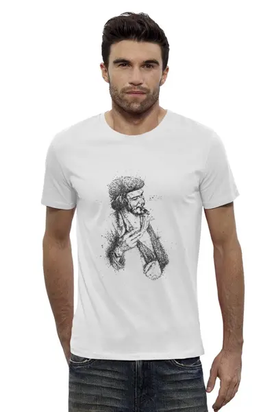 Заказать мужскую футболку в Москве. Футболка базовая Че Гевара от Виктор Гришин - готовые дизайны и нанесение принтов.