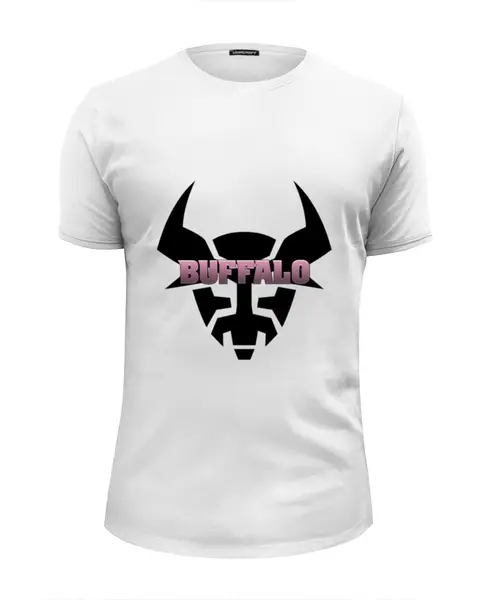 Заказать мужскую футболку в Москве. Футболка базовая бык buffalo от DenTen - готовые дизайны и нанесение принтов.