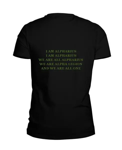 Заказать мужскую футболку в Москве. Футболка базовая Alpha Legion T-shirt от ion2903 - готовые дизайны и нанесение принтов.