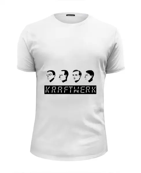 Заказать мужскую футболку в Москве. Футболка базовая Kraftwerk от Fedor - готовые дизайны и нанесение принтов.