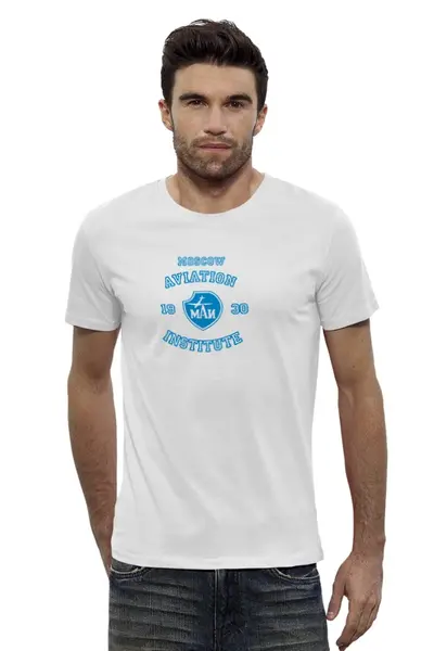Заказать мужскую футболку в Москве. Футболка базовая Маи от dyzel - готовые дизайны и нанесение принтов.