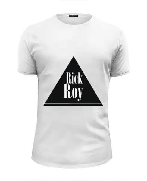 Заказать мужскую футболку в Москве. Футболка базовая Мужская футболка RickRoy от Rikki  - готовые дизайны и нанесение принтов.