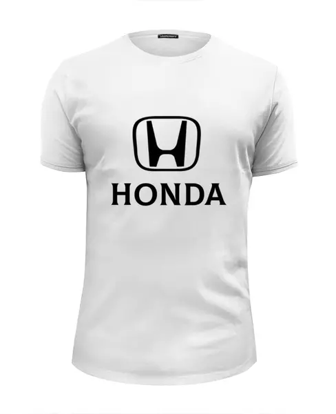 Заказать мужскую футболку в Москве. Футболка базовая Honda от THE_NISE  - готовые дизайны и нанесение принтов.