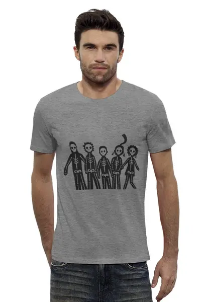 Заказать мужскую футболку в Москве. Футболка базовая Misfits от Printio - готовые дизайны и нанесение принтов.