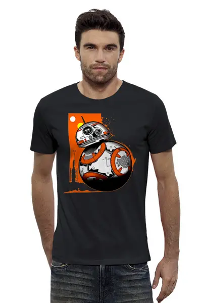 Заказать мужскую футболку в Москве. Футболка базовая S-WARS от balden - готовые дизайны и нанесение принтов.