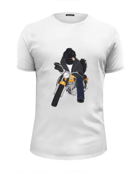 Заказать мужскую футболку в Москве. Футболка базовая Рокер  от T-shirt print  - готовые дизайны и нанесение принтов.