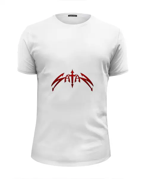Заказать мужскую футболку в Москве. Футболка базовая Satan  от T-shirt print  - готовые дизайны и нанесение принтов.