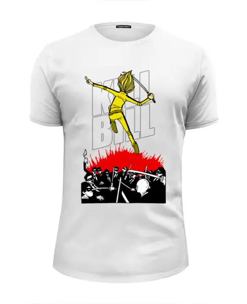 Заказать мужскую футболку в Москве. Футболка базовая Kill Bill  от balden - готовые дизайны и нанесение принтов.