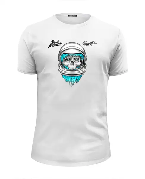 Заказать мужскую футболку в Москве. Футболка базовая Dead Astronauts от Leichenwagen - готовые дизайны и нанесение принтов.