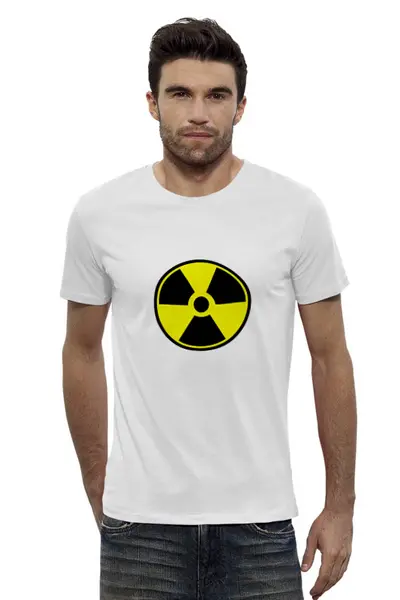 Заказать мужскую футболку в Москве. Футболка базовая STALKER от THE_NISE  - готовые дизайны и нанесение принтов.