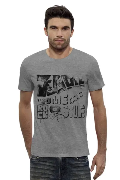 Заказать мужскую футболку в Москве. Футболка базовая Rock-n-Roll от tito - готовые дизайны и нанесение принтов.