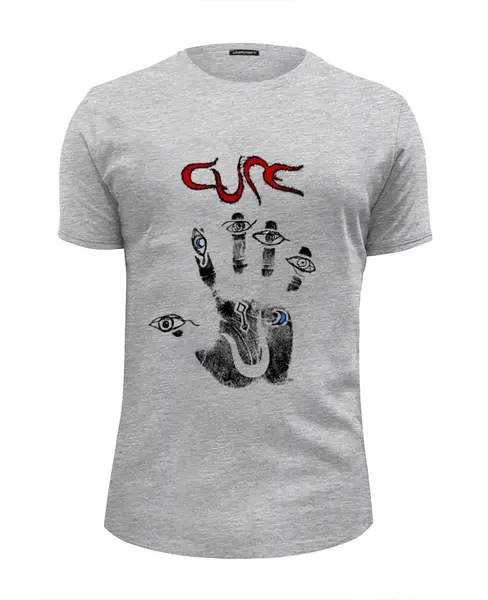 Заказать мужскую футболку в Москве. Футболка базовая The Cure / Wish от OEX design - готовые дизайны и нанесение принтов.