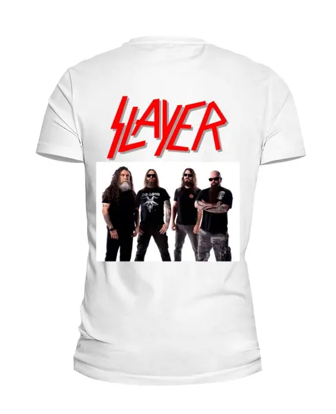 Заказать мужскую футболку в Москве. Футболка базовая Slayer Repentless 2015 от Илья - готовые дизайны и нанесение принтов.