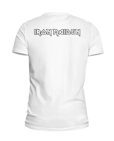 Заказать мужскую футболку в Москве. Футболка базовая Iron Maiden Band от Leichenwagen - готовые дизайны и нанесение принтов.
