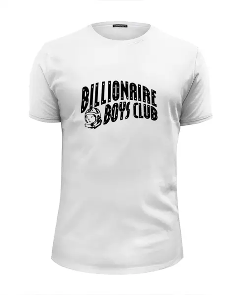 Заказать мужскую футболку в Москве. Футболка базовая Billionare от pyzhik - готовые дизайны и нанесение принтов.