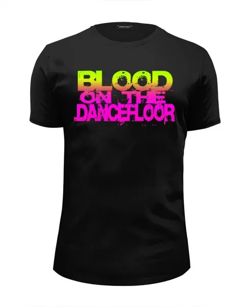 Заказать мужскую футболку в Москве. Футболка базовая Blood On The Dance Floor от Leichenwagen - готовые дизайны и нанесение принтов.