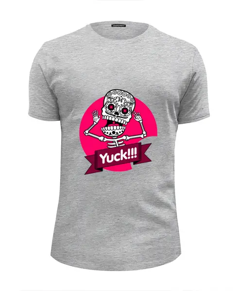 Заказать мужскую футболку в Москве. Футболка базовая Скелетон от T-shirt print  - готовые дизайны и нанесение принтов.