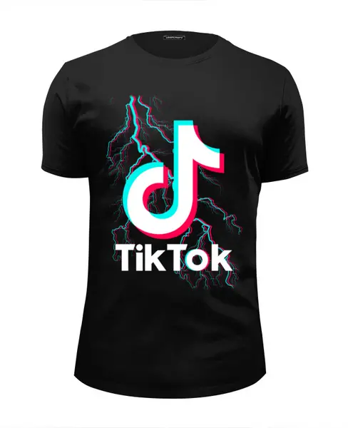 Заказать мужскую футболку в Москве. Футболка базовая TIK TOK (Tik Tok video) от vista12761@rambler.ru - готовые дизайны и нанесение принтов.