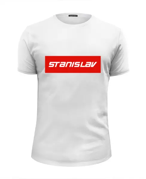 Заказать мужскую футболку в Москве. Футболка базовая Stanislav от THE_NISE  - готовые дизайны и нанесение принтов.