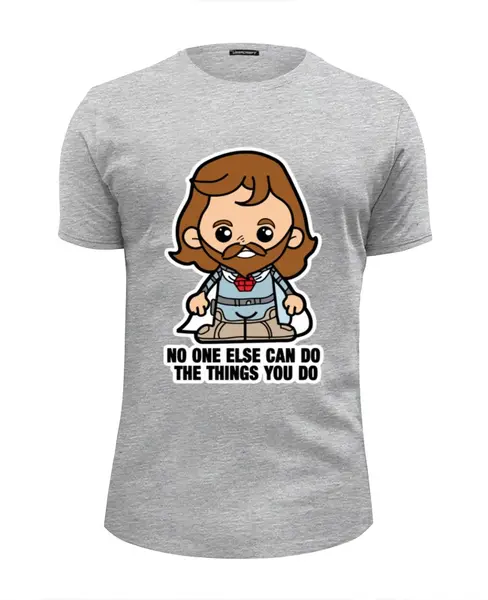 Заказать мужскую футболку в Москве. Футболка базовая Улисс  от fanart - готовые дизайны и нанесение принтов.