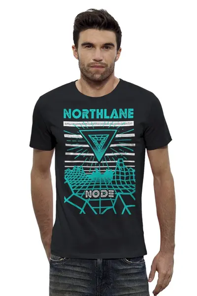 Заказать мужскую футболку в Москве. Футболка базовая Northlane от geekbox - готовые дизайны и нанесение принтов.