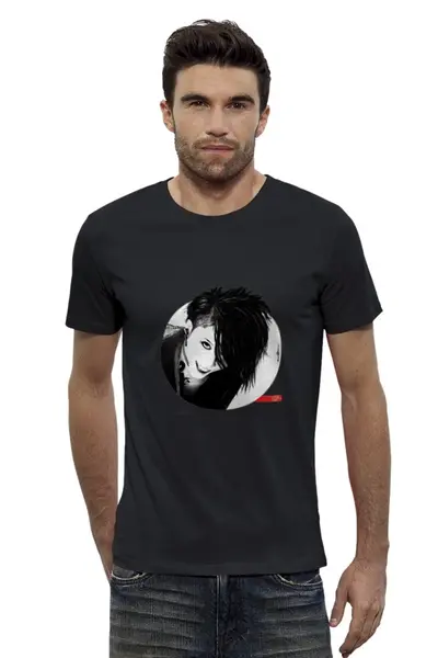Заказать мужскую футболку в Москве. Футболка базовая "Star Eyes Collection": Miyavi от Octopuslabel - готовые дизайны и нанесение принтов.