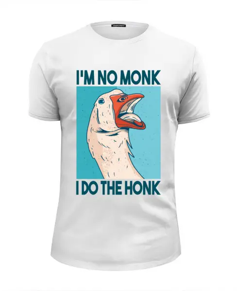 Заказать мужскую футболку в Москве. Футболка базовая I do the Honk от Павел Павел - готовые дизайны и нанесение принтов.