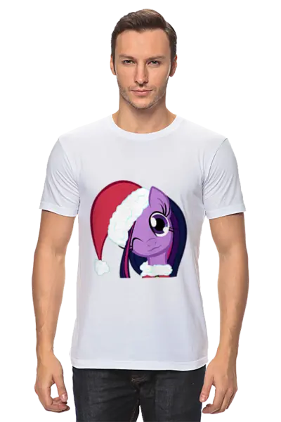 Заказать мужскую футболку в Москве. Футболка базовая New Year Twilight  от AppleJack_38rus - готовые дизайны и нанесение принтов.