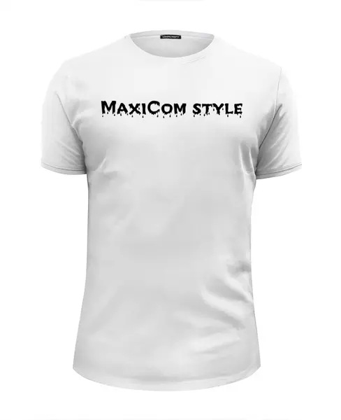 Заказать мужскую футболку в Москве. Футболка базовая MaxiCom от Мс Км - готовые дизайны и нанесение принтов.