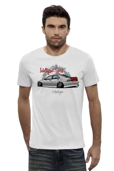 Заказать мужскую футболку в Москве. Футболка базовая Lexus IS / Altezza от Oleg Markaryan - готовые дизайны и нанесение принтов.