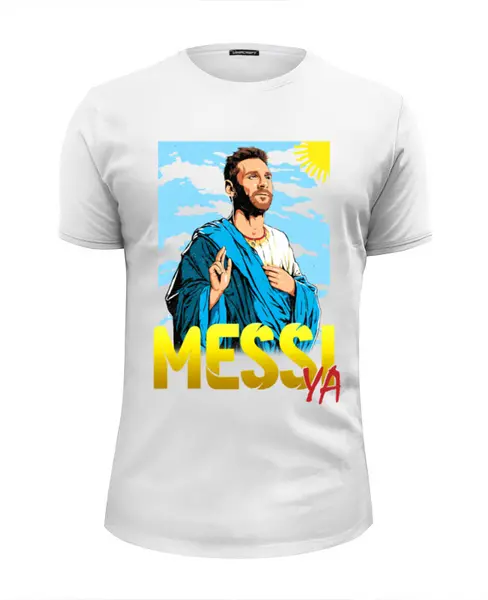 Заказать мужскую футболку в Москве. Футболка базовая ✡MESSIYA✡ от balden - готовые дизайны и нанесение принтов.