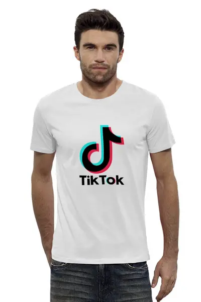 Заказать мужскую футболку в Москве. Футболка базовая Tik Tok от Nos  - готовые дизайны и нанесение принтов.