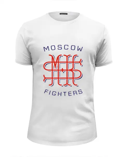 Заказать мужскую футболку в Москве. Футболка базовая Moscow Fighters от mosk - готовые дизайны и нанесение принтов.