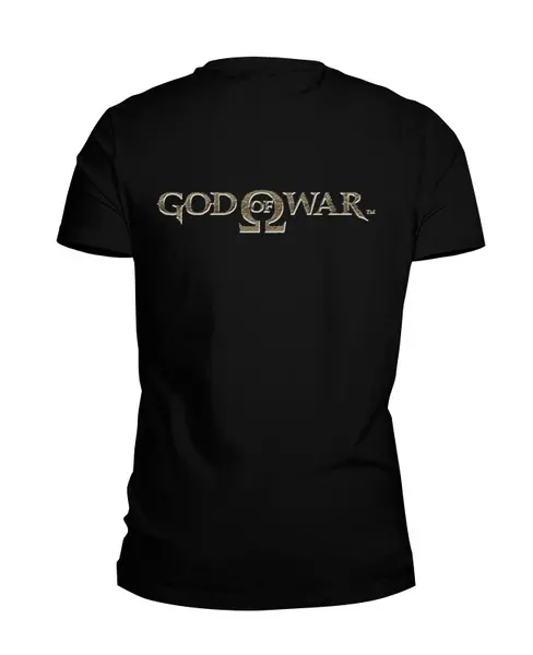 Заказать мужскую футболку в Москве. Футболка базовая GOD OF WAR от robus - готовые дизайны и нанесение принтов.
