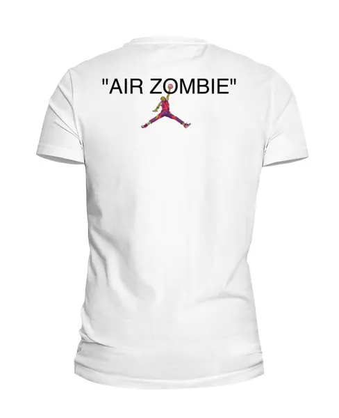 Заказать мужскую футболку в Москве. Футболка базовая AIR ZOMBIE от Владимир Золотовский - готовые дизайны и нанесение принтов.