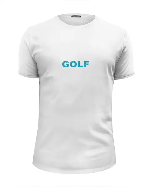 Заказать мужскую футболку в Москве. Футболка базовая PAVEL PORNUH GOLF TEE 7 от pavelpornuh - готовые дизайны и нанесение принтов.