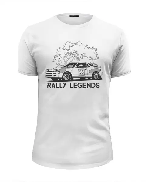 Заказать мужскую футболку в Москве. Футболка базовая Rally Celica от Oleg Markaryan - готовые дизайны и нанесение принтов.