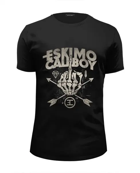 Заказать мужскую футболку в Москве. Футболка базовая Eskimo Callboy от geekbox - готовые дизайны и нанесение принтов.