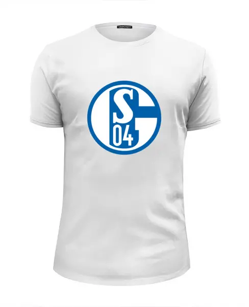 Заказать мужскую футболку в Москве. Футболка базовая Schalke 04 от THE_NISE  - готовые дизайны и нанесение принтов.