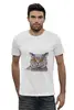 Заказать мужскую футболку в Москве. Футболка базовая cats от Дюкова - готовые дизайны и нанесение принтов.