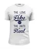 Заказать мужскую футболку в Москве. Футболка базовая The Love - Любовь от jg_jane_gera - готовые дизайны и нанесение принтов.