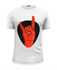 Заказать мужскую футболку в Москве. Футболка базовая Красная рука от Никита Коледенков - готовые дизайны и нанесение принтов.