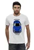 Заказать мужскую футболку в Москве. Футболка базовая Subaru BRZ от Oleg Markaryan - готовые дизайны и нанесение принтов.